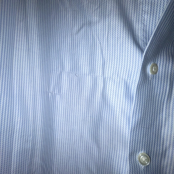 Joseph Abboud L/S Button down collared striped Men’s 100% Cotton Size 17 34/35 - Picture 7 of 11